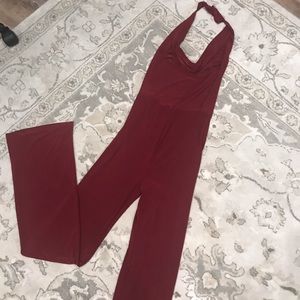 Maroon Jumpsuit